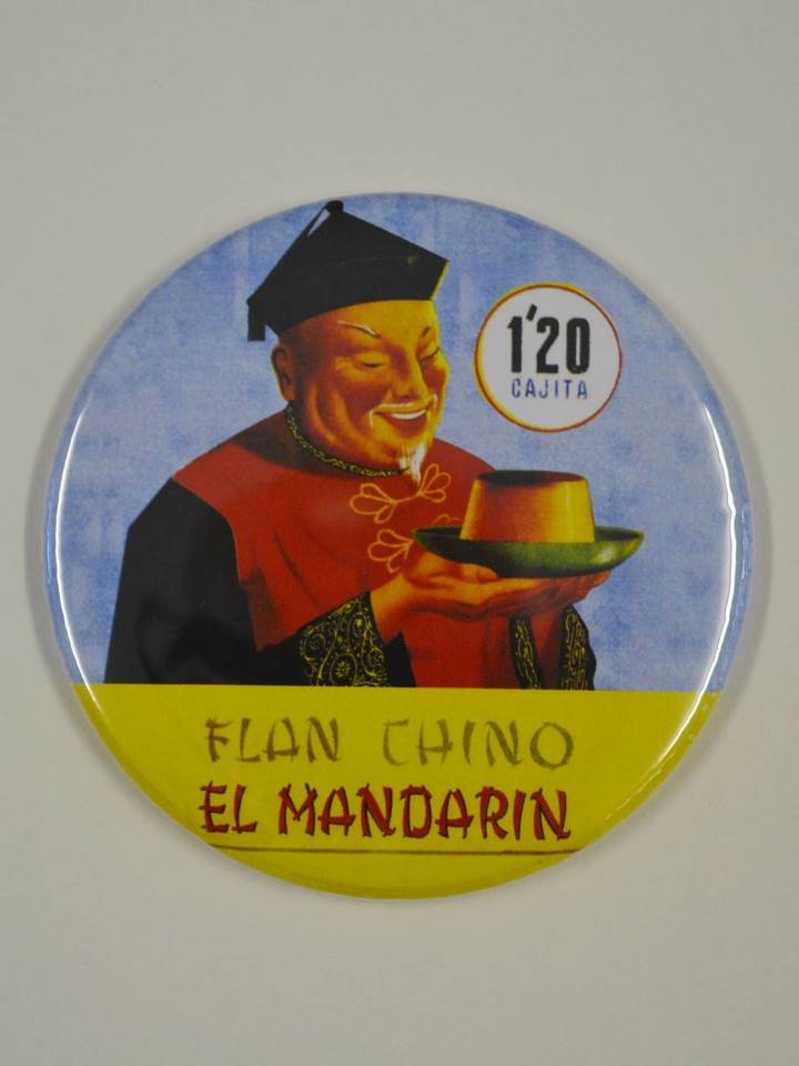IMÁN 75MM FLAN CHINO EL MANDARÍN (5 UNIDADES)